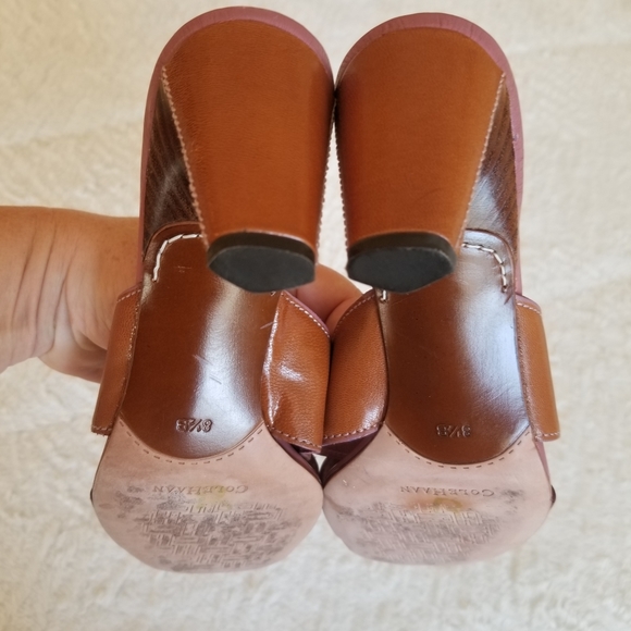 Cole Haan Tan Slide Heeled Sandal 8.5 - Picture 7 of 11